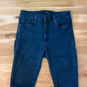 Just Black US made dark blue skinny jeans
